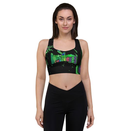 Longline sports bra