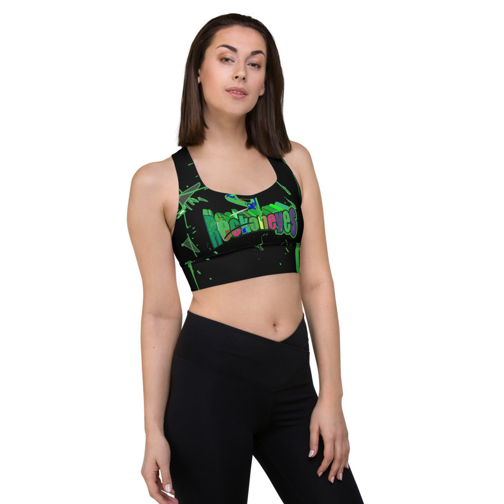 Longline sports bra