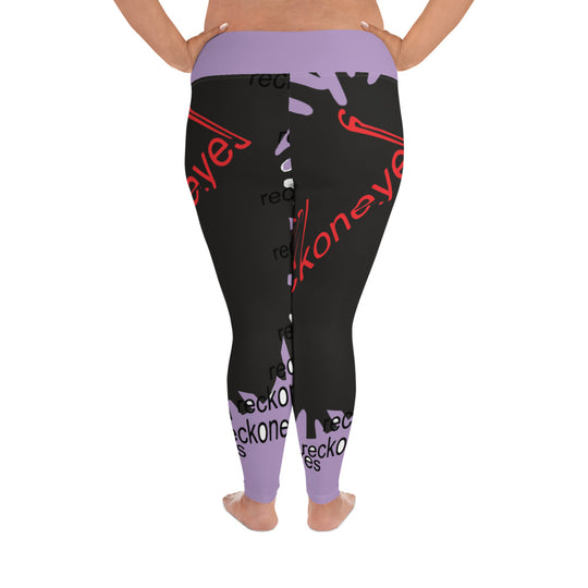 All-Over Print Plus Size Leggings