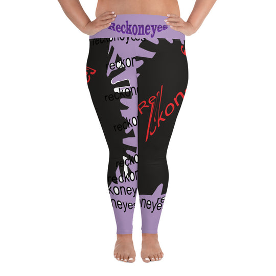 All-Over Print Plus Size Leggings