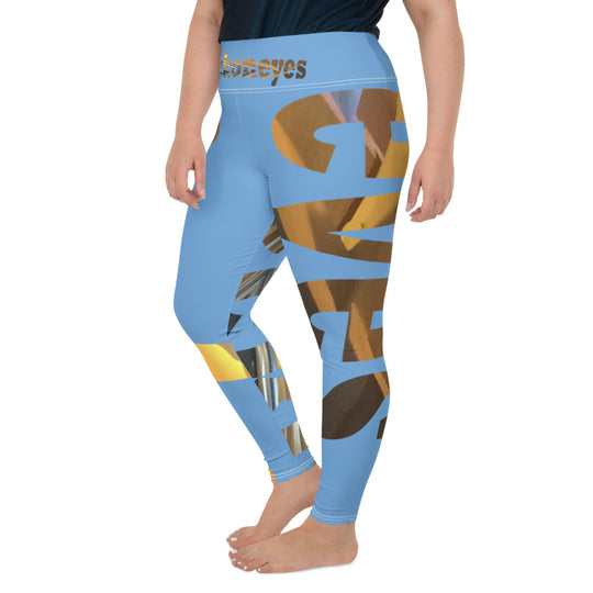 All-Over Print Plus Size Leggings