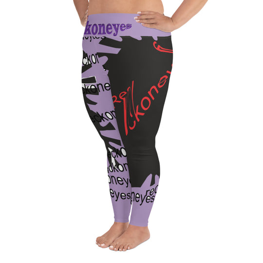 All-Over Print Plus Size Leggings