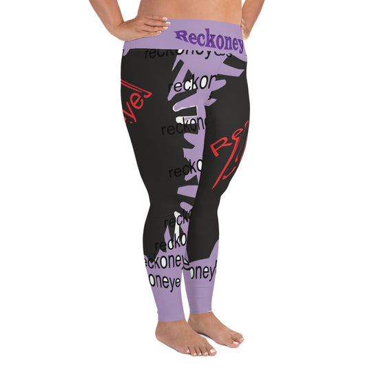 All-Over Print Plus Size Leggings