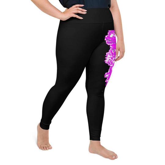 All-Over Print Plus Size Leggings - Reckoneyesshop.com