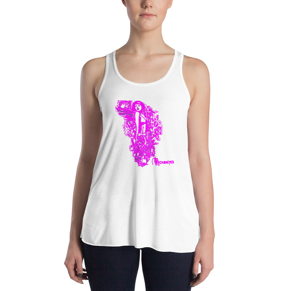 Women's Flowy Racerback Tank - Reckoneyesshop.com