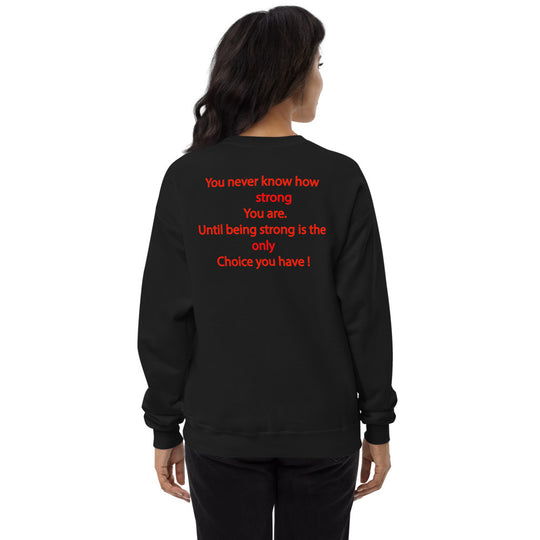 Unisex fleece sweatshirt - Reckoneyesshop.com