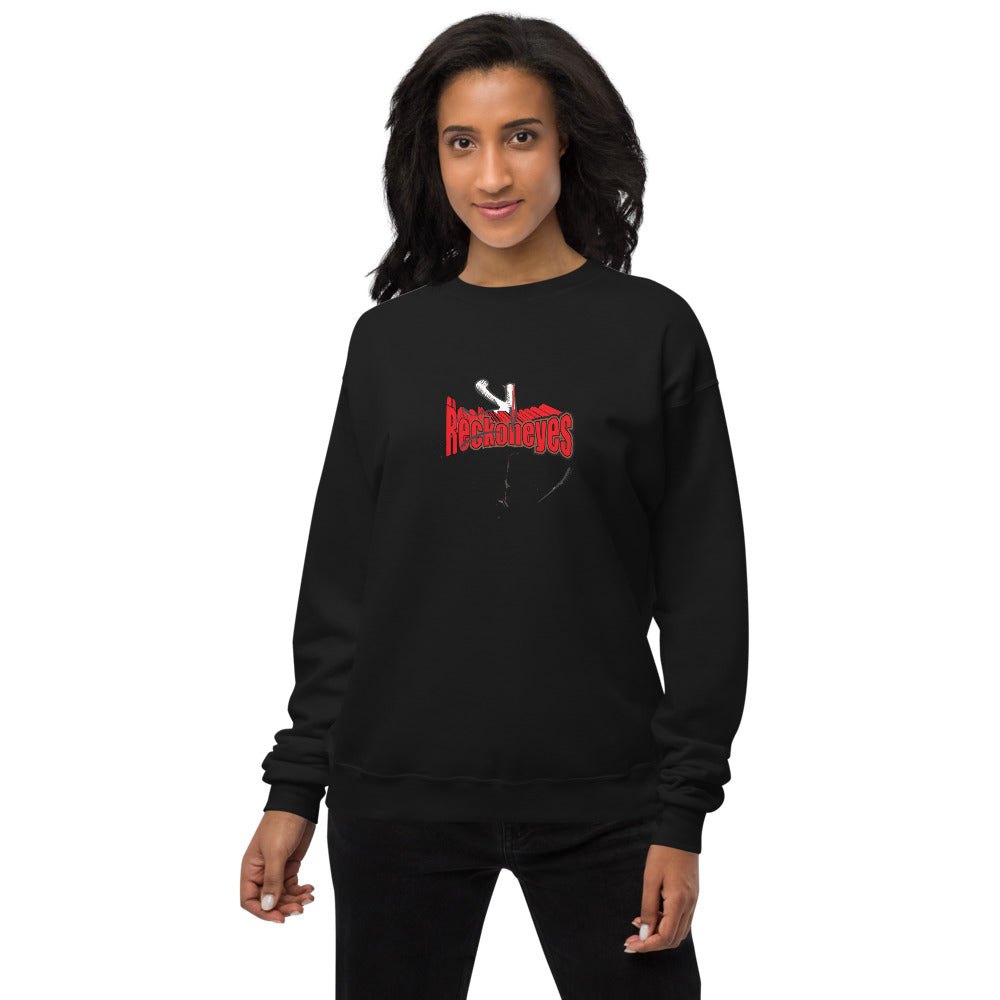 Unisex fleece sweatshirt - Reckoneyesshop.com