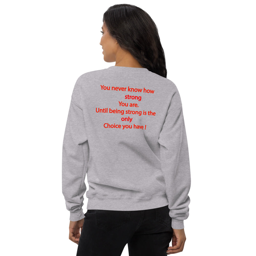 Unisex fleece sweatshirt - Reckoneyesshop.com