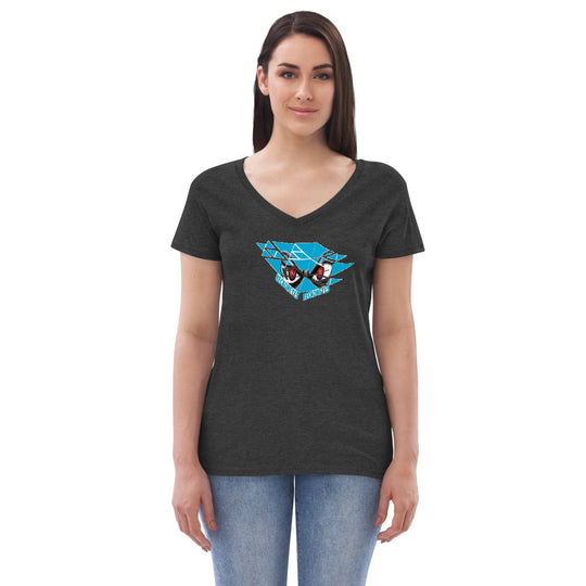 Women’s recycled v-neck t-shirt