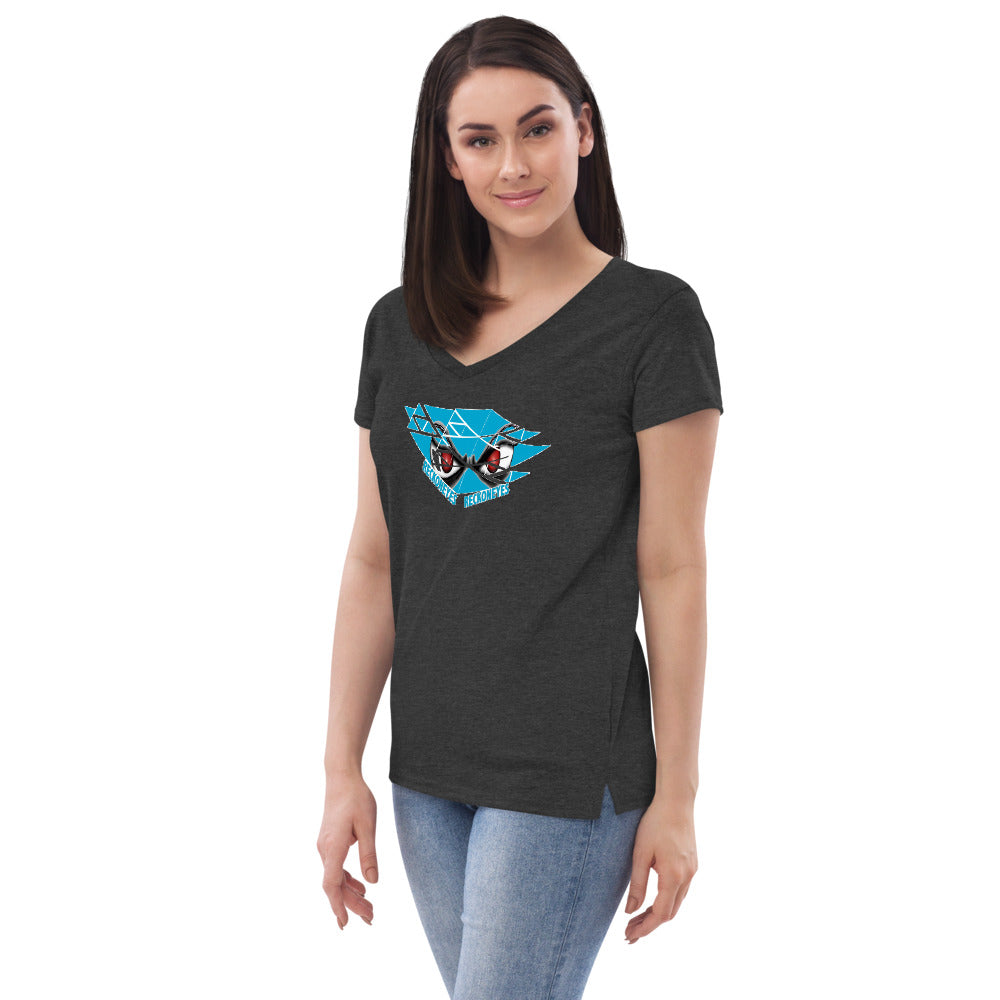 Women’s recycled v-neck t-shirt