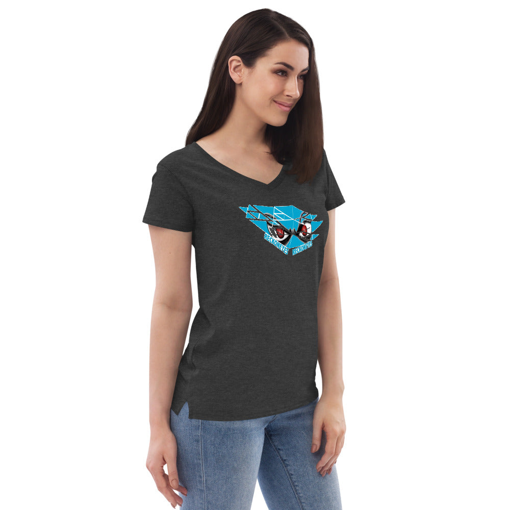 Women’s recycled v-neck t-shirt